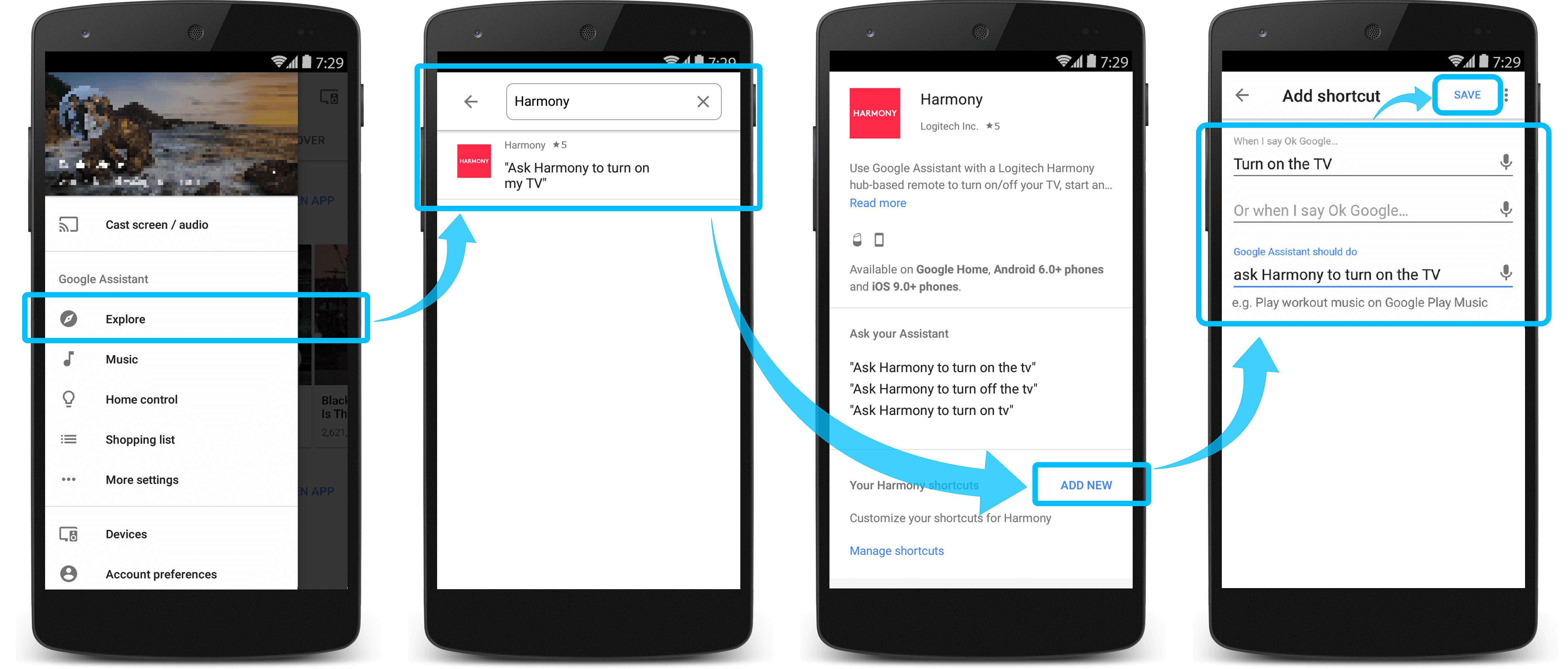 Harmony and Google Home